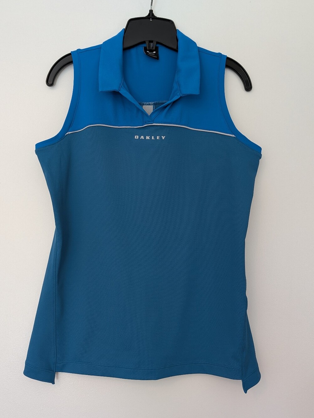 Oakley Women's Sleeveless Polo Tank Top - Blue Teal